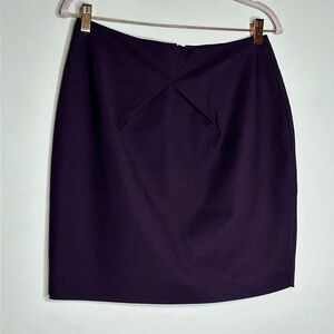 H&M Purple Mini Skirt With Gold Zipper